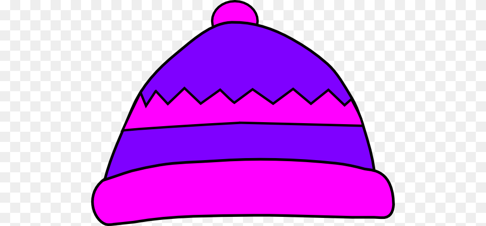 Winter Hat Clip Art, Cap, Clothing, Purple, Hardhat Png Image