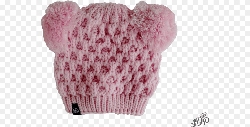 Winter Hat With Two Pompoms Knit Cap, Clothing Free Transparent Png