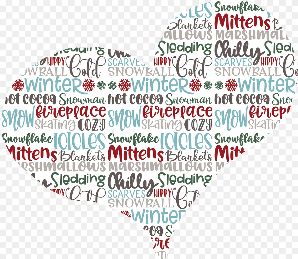 Winter Heart Stock Photo Lovely, Text Free Transparent Png