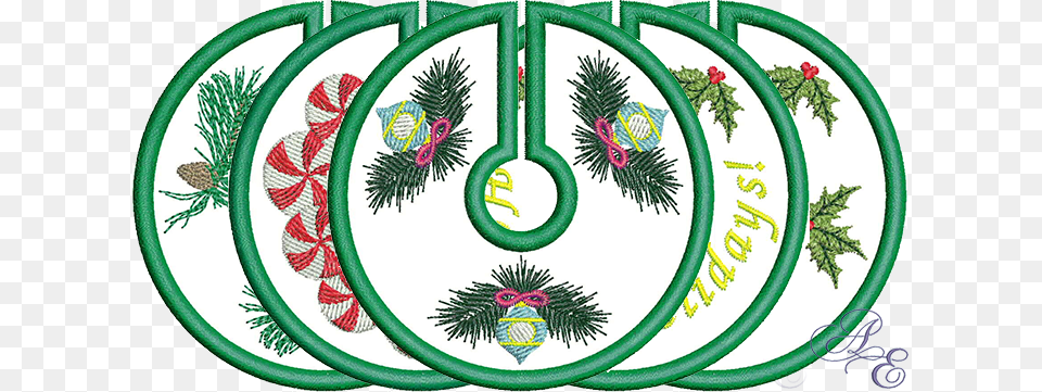 Winter Holiday Markers, Pattern, Embroidery, Plant, Tree Free Png