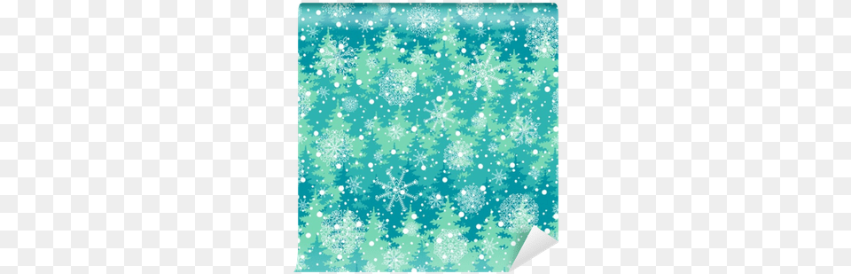 Winter Holiday Seamless Pattern With Trees Snowflakes Pattern, Nature, Outdoors, Snow, Snowflake Png