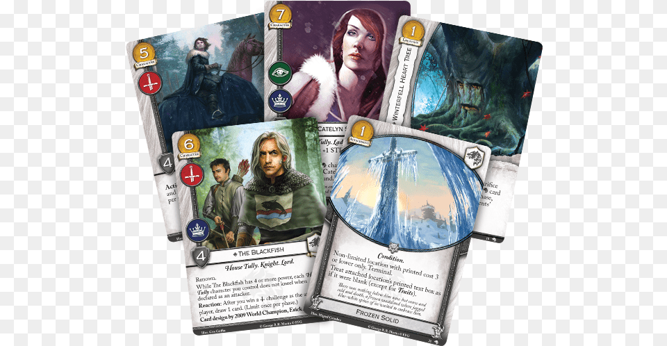 Winter Is Coming For Game Of Thrones The Card Second Game Of Thrones The Card Game Second Edition, Adult, Person, Woman, Female Free Png