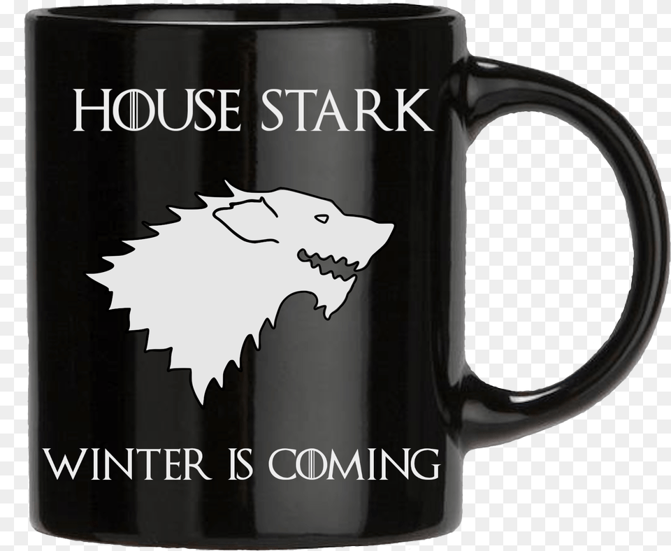 Winter Is Coming Game Of Thrones Silhouette, Cup, Beverage, Coffee, Coffee Cup Free Png Download