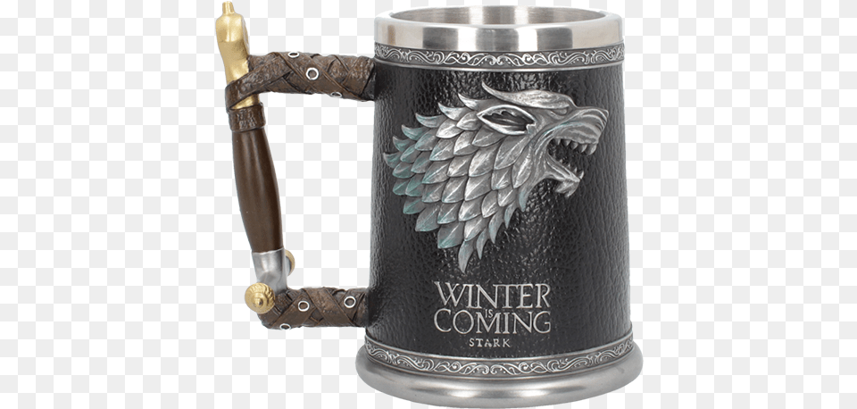 Winter Is Coming Tankard By Nemesis Now Game Of Thrones Collectibles, Cup, Stein, Bottle, Shaker Png