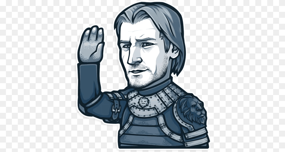 Winter Is Comingu201d Stickers Set For Telegram Game Of Thrones Stickers Jaime, Art, Adult, Drawing, Male Png Image