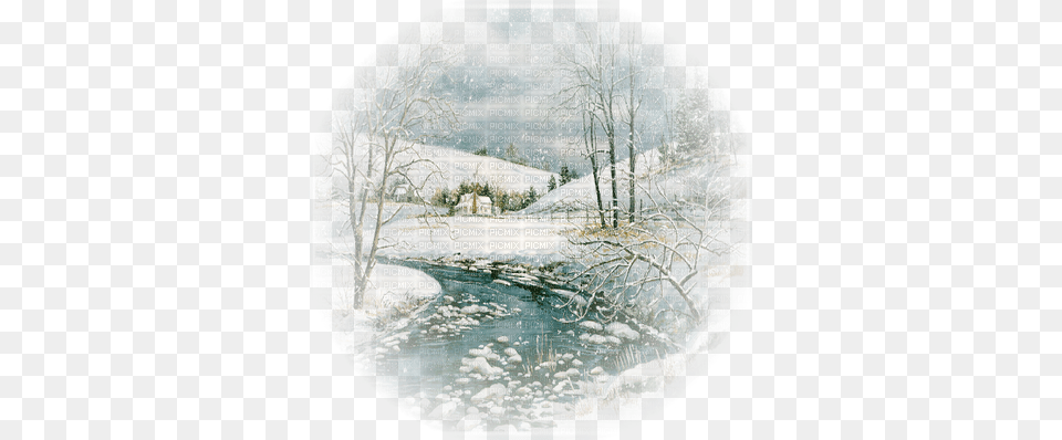 Winter Landscape Paysage Hiver Winter, Nature, Outdoors, Ice, Scenery Png