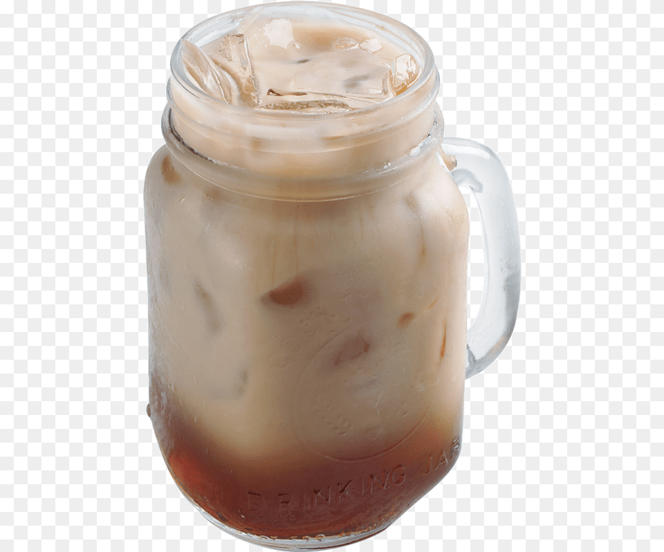 Winter Melon Fresh Milk Tea Iced Coffee, Jar, Cup, Beverage Png