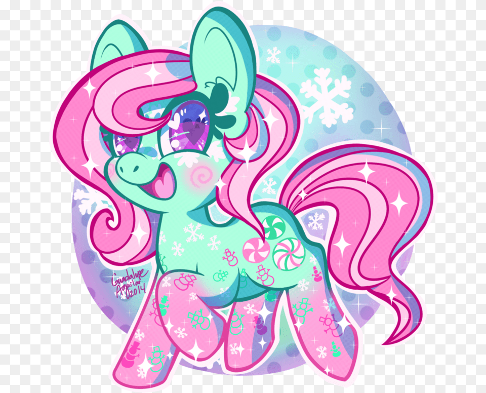Winter Minty By Colorgasmfreak My Little Winter Minty Mlp, Art, Graphics, Pattern, Baby Free Png