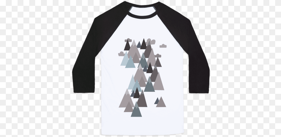 Winter Mountains Baseball Tee Mask Don T Tread On Me, Clothing, Long Sleeve, Sleeve, T-shirt Png