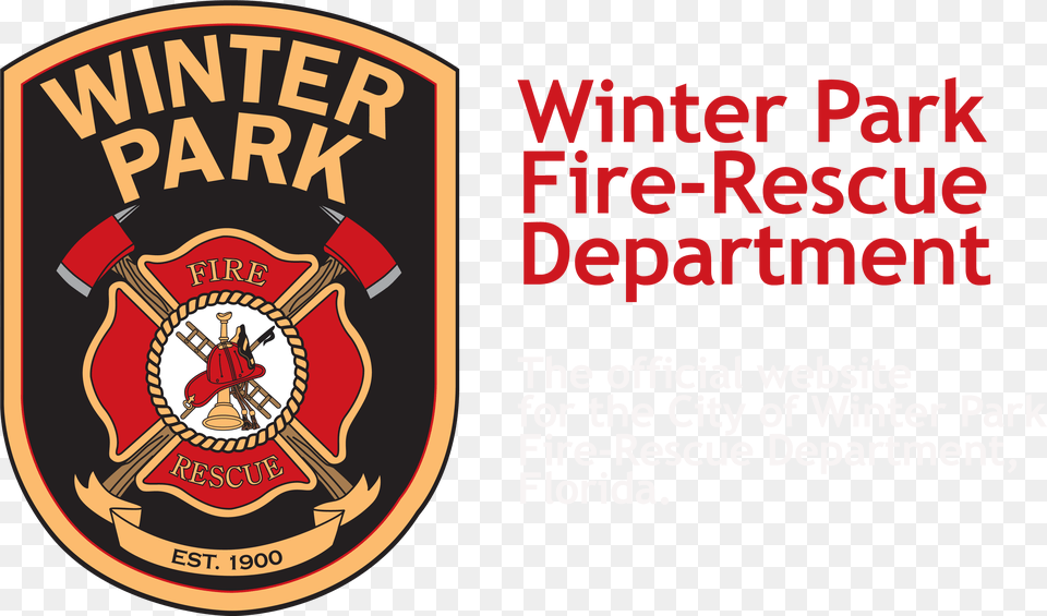 Winter Park Fire Rescue Department Winter Park Fire Department Logo, Badge, Symbol Free Png Download