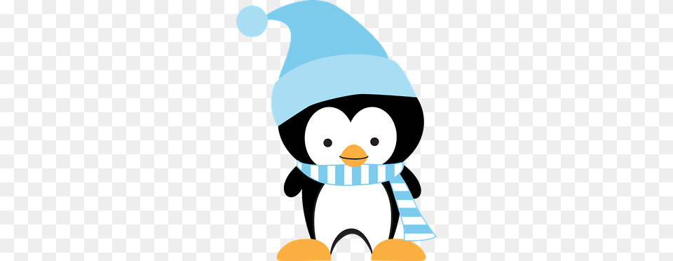 Winter Penguin Clip Art Clip Art Penguins, Clothing, Hat, People, Person Free Png Download