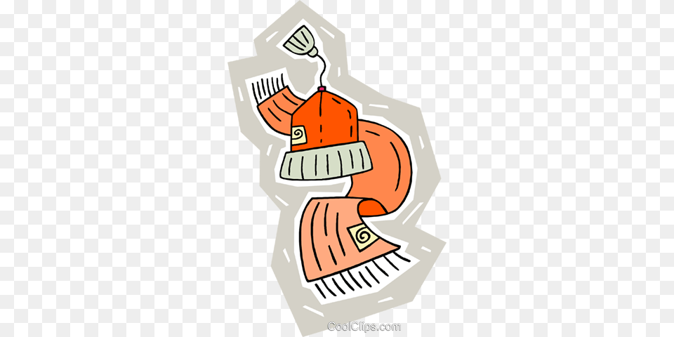 Winter Scarf And Toque Illustration, Nature, Outdoors, Snow, Ammunition Png
