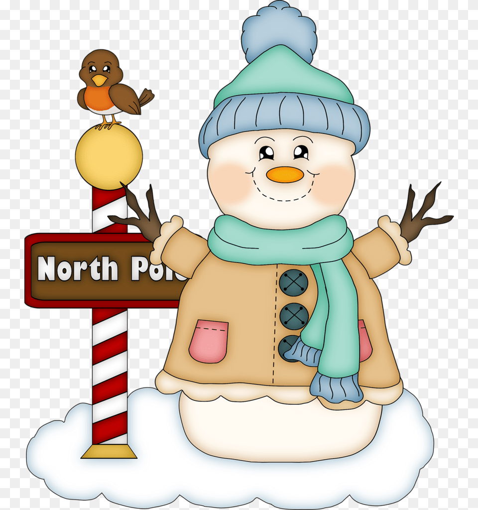 Winter Snow Clipart Dibujos Bonitos De Navidad A Color, Outdoors, Nature, Snowman, Person Free Png