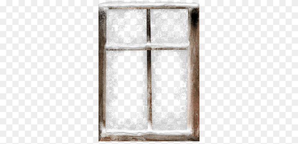 Winter Snow Frost Window Frame Window Winter, Ice, Nature, Outdoors, Weather Png