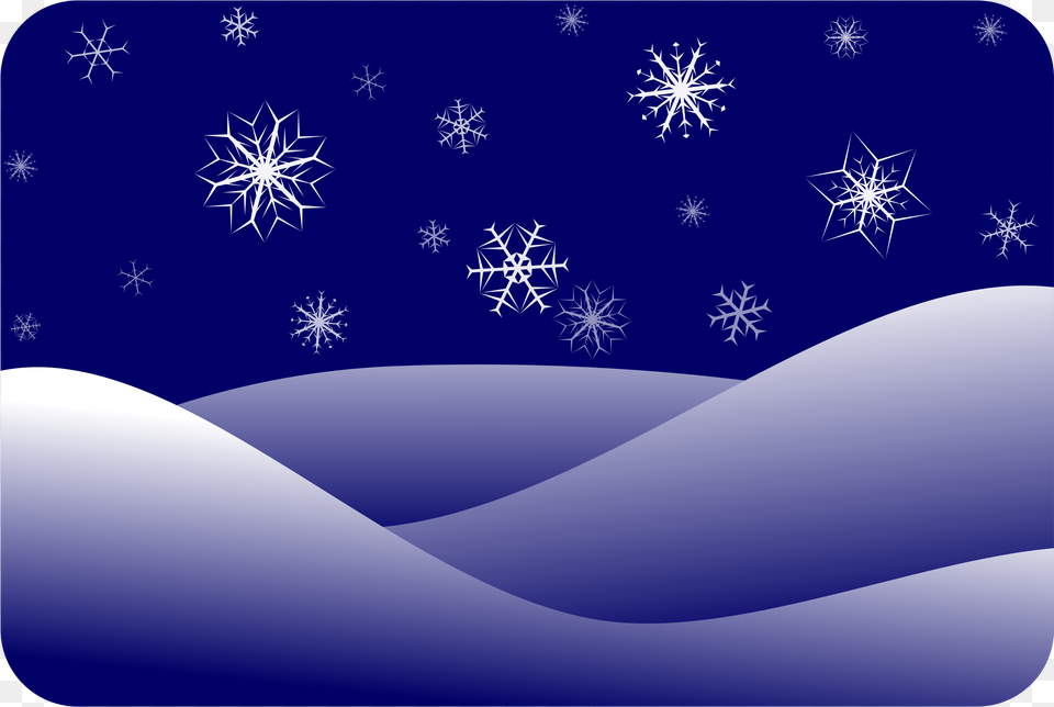 Winter Snow Scenes Clipart, Nature, Outdoors, Flag, Night Png Image