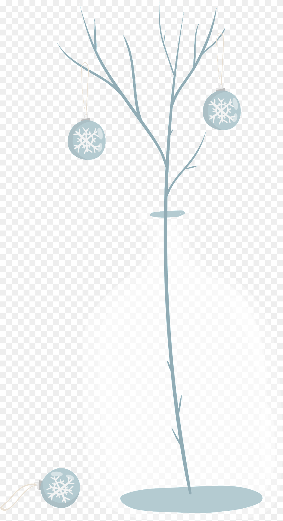 Winter Snow White Branches Transparent Cartoon Winter, Jar, Pottery, Vase, Lamp Png Image
