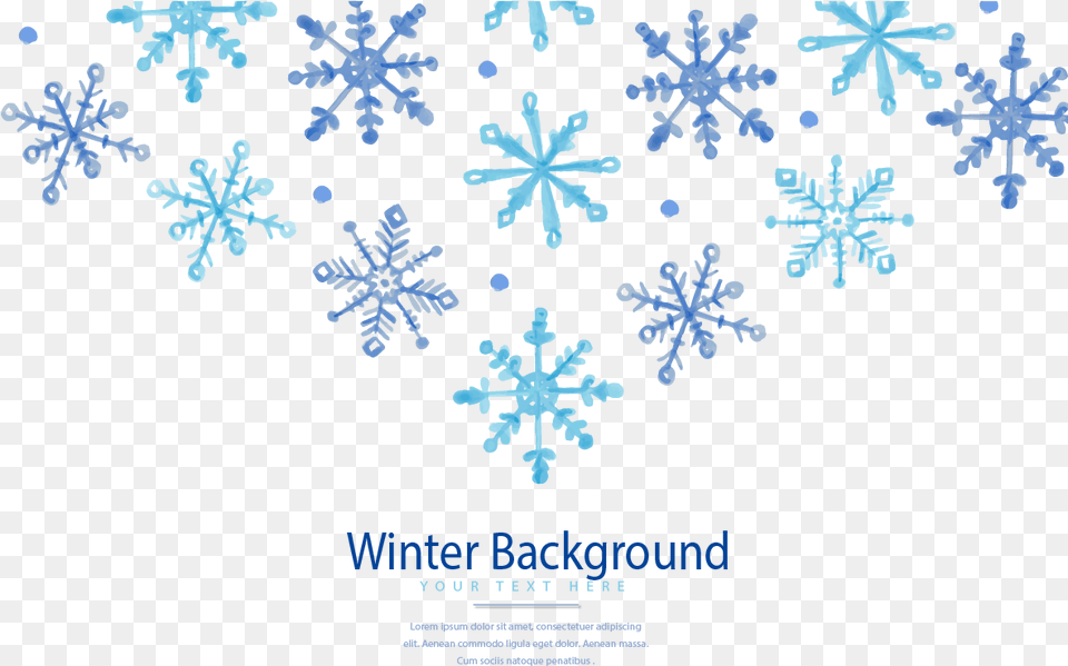 Winter Snowflake Euclidean Vector Winter Background, Nature, Outdoors, Snow Png