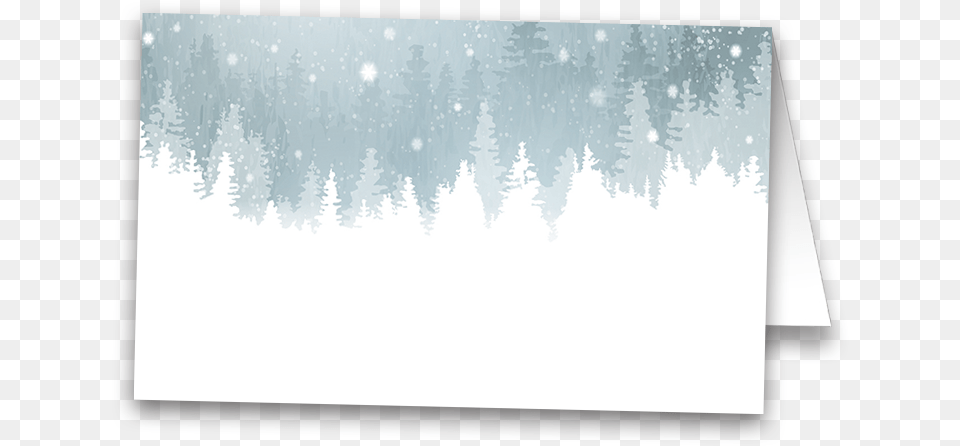 Winter Snowflake Wedding Escort Seating Cards Spruce, Ice, Nature, Outdoors, Weather Png Image