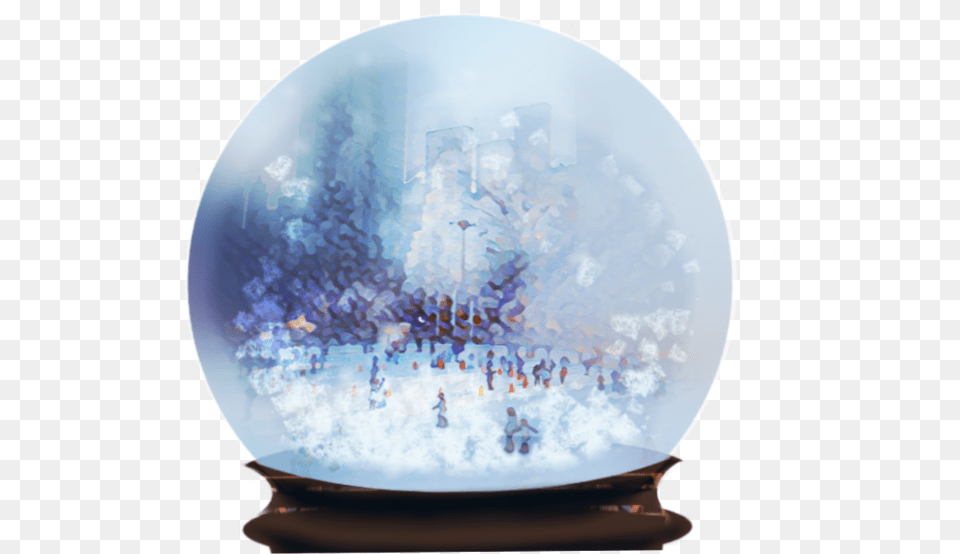 Winter Snowglobe Madewithpicsart Sphere, Art, Pottery, Porcelain, Plate Free Transparent Png