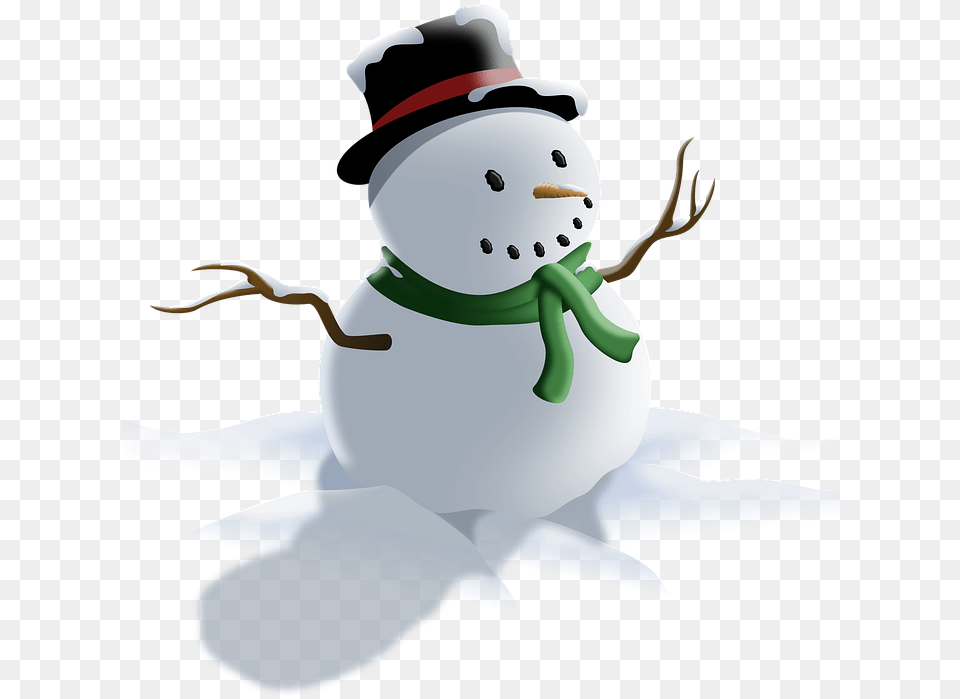 Winter Snowman Christmas Snow Cold Scarf Season Mug, Nature, Outdoors Free Png Download