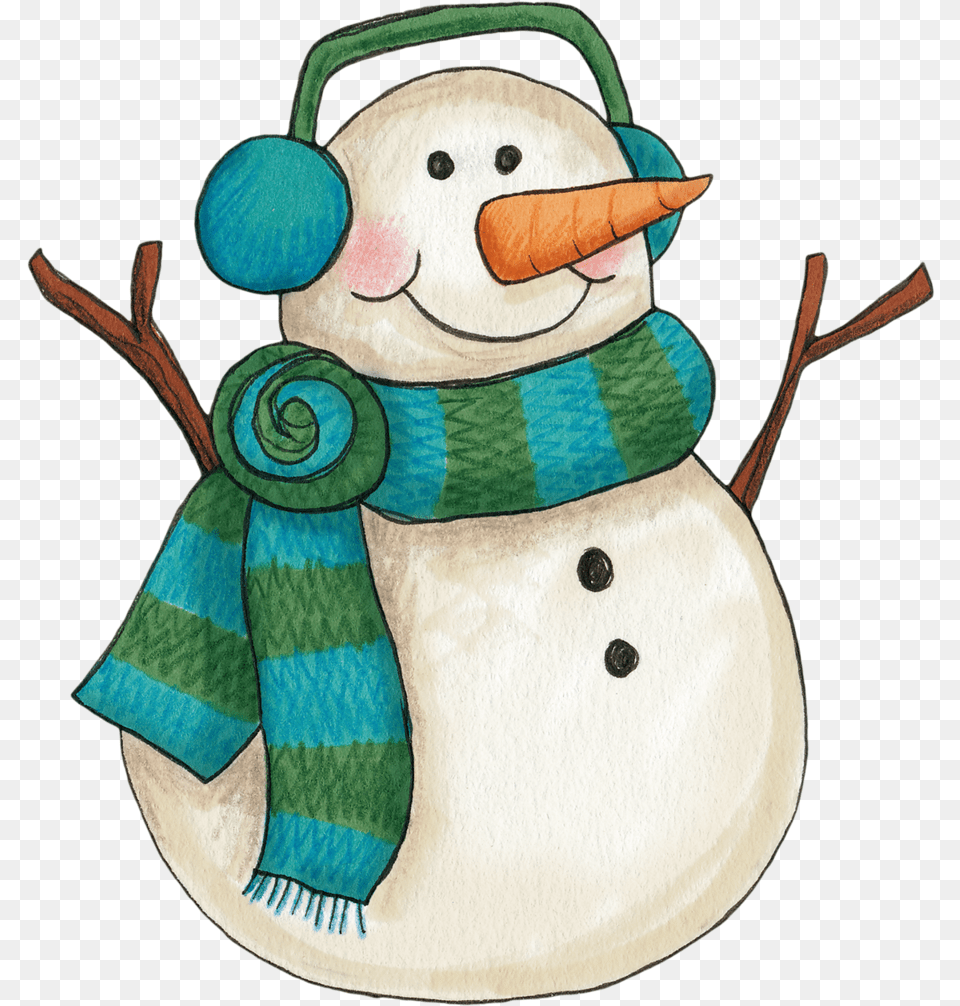 Winter Snowman Clip Art More Clip Art Winter Snowman, Nature, Outdoors, Snow, Person Free Png Download