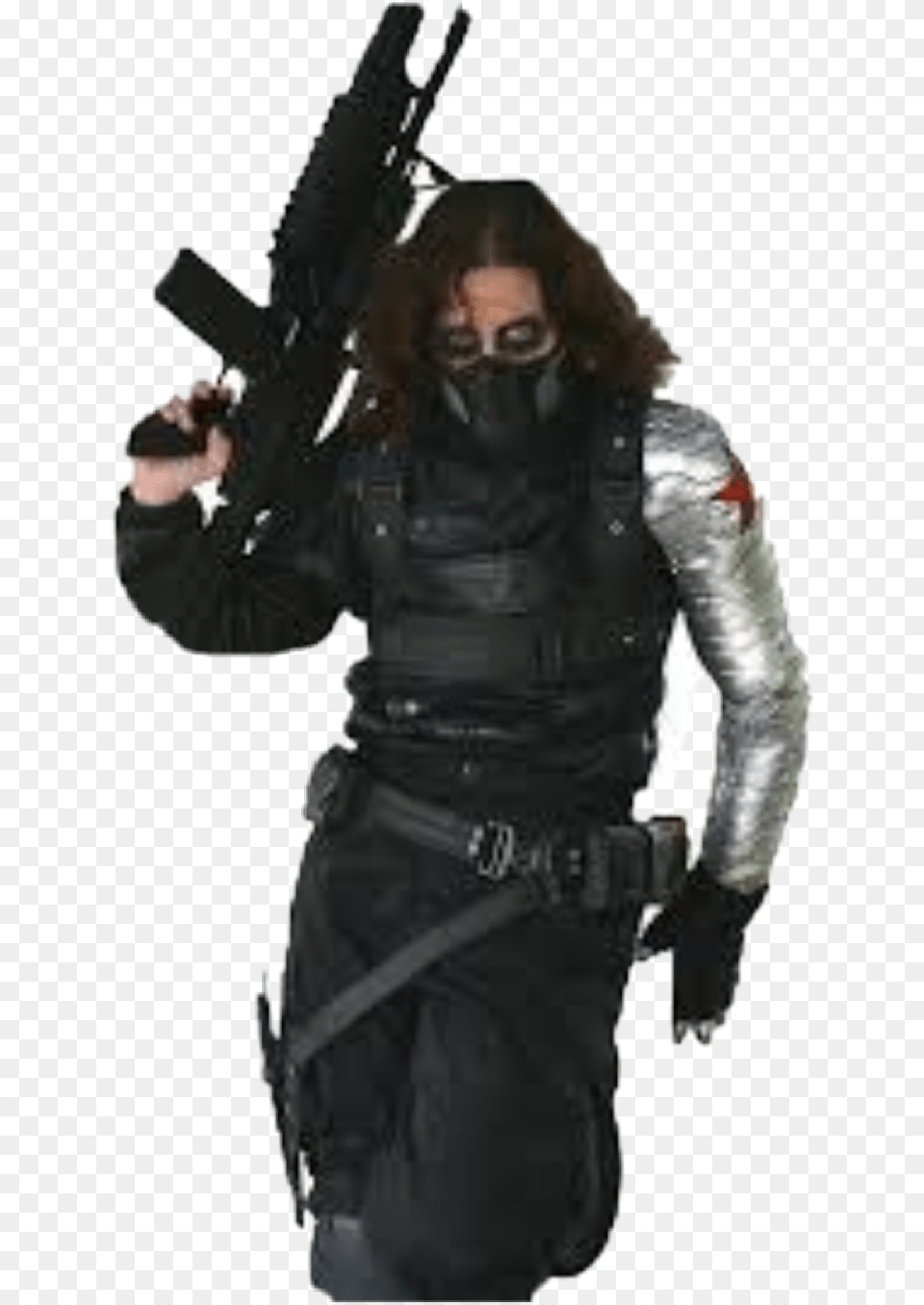 Winter Soldier Bucky Bucky, Clothing, Costume, Person, Adult Png