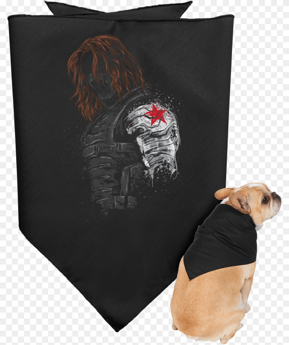 Winter Soldier Doggie Bandana Kerchief, Accessories, Tie, Formal Wear, Necktie Free Png