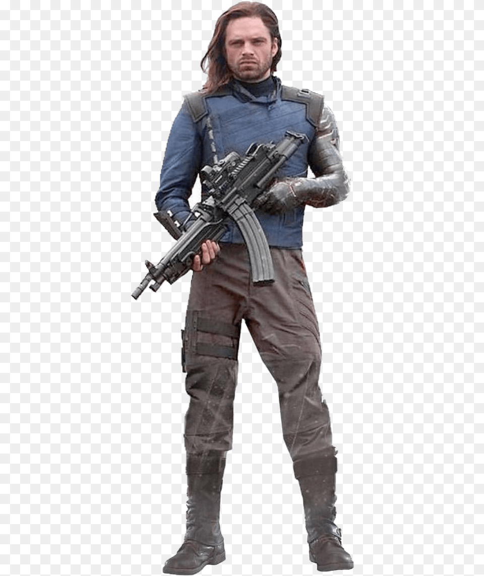 Winter Soldier Infinity War Costume, Weapon, Firearm, Gun, Clothing Free Png