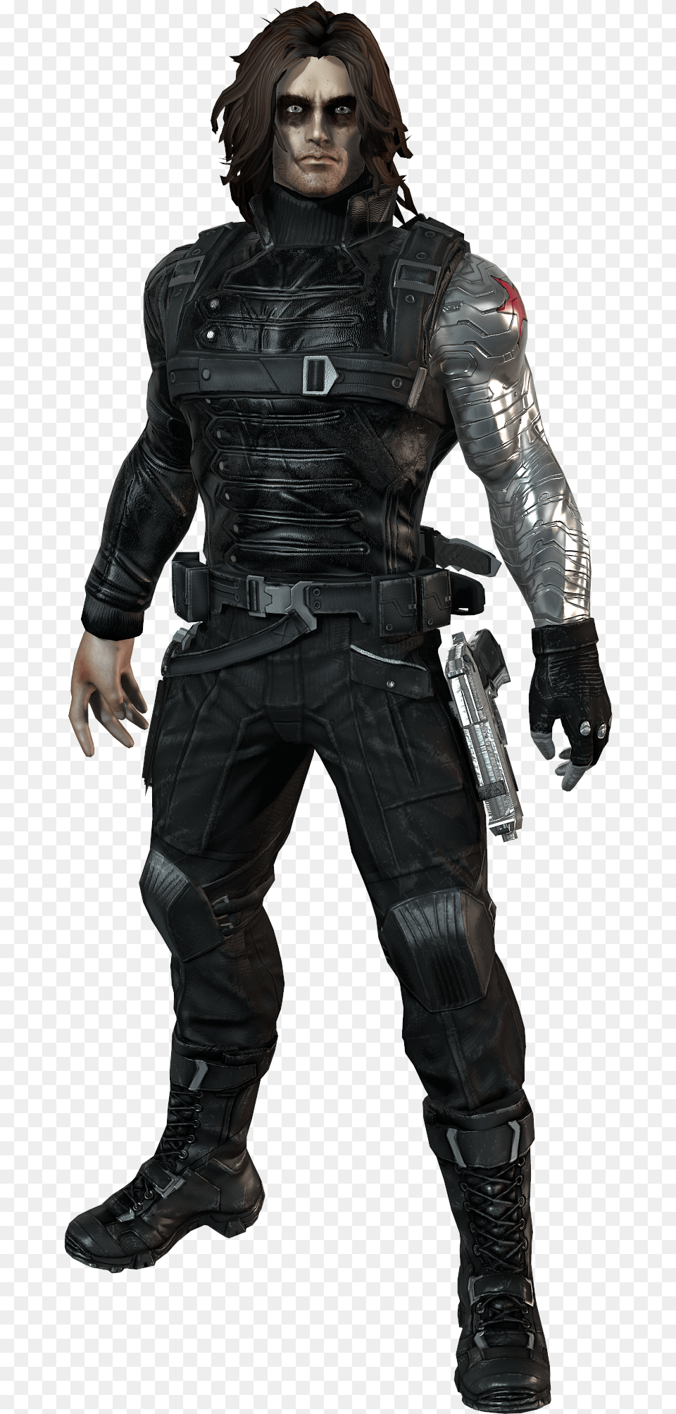 Winter Soldier League Of Extraordinary Winter Soldier Boy Death Warrior Costume, Clothing, Coat, Jacket, Person Free Png