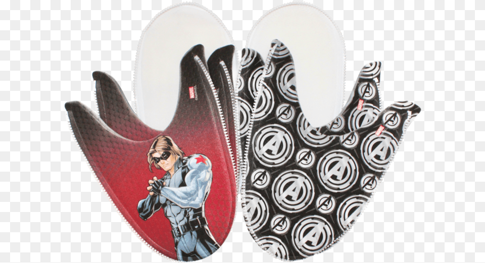 Winter Soldier Mix N Match Zlipperz Set Earrings, Clothing, Glove, Water, Sea Waves Free Transparent Png