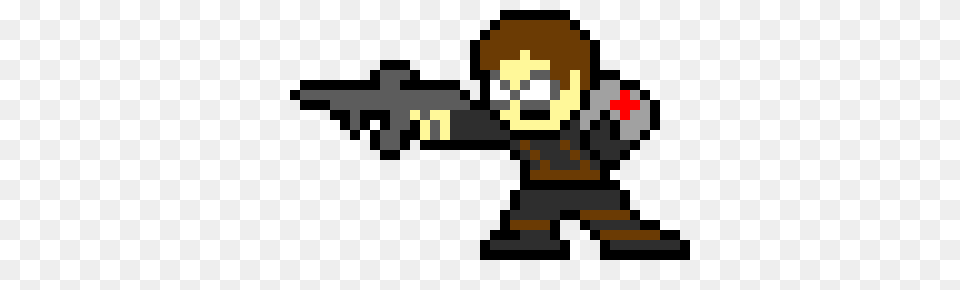 Winter Soldier Pixel Art Maker Free Transparent Png