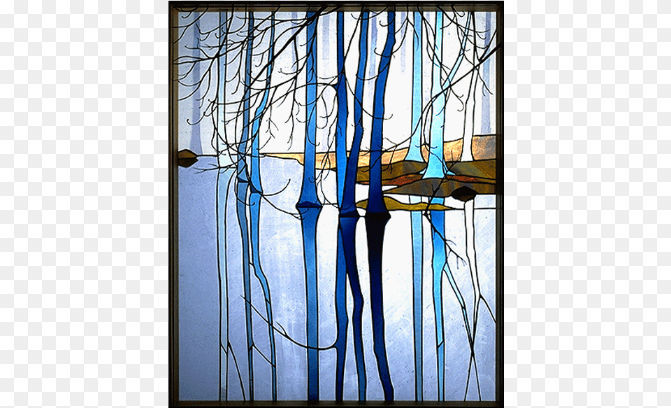 Winter Stained Glass Windows, Art, Modern Art, Stained Glass Free Transparent Png