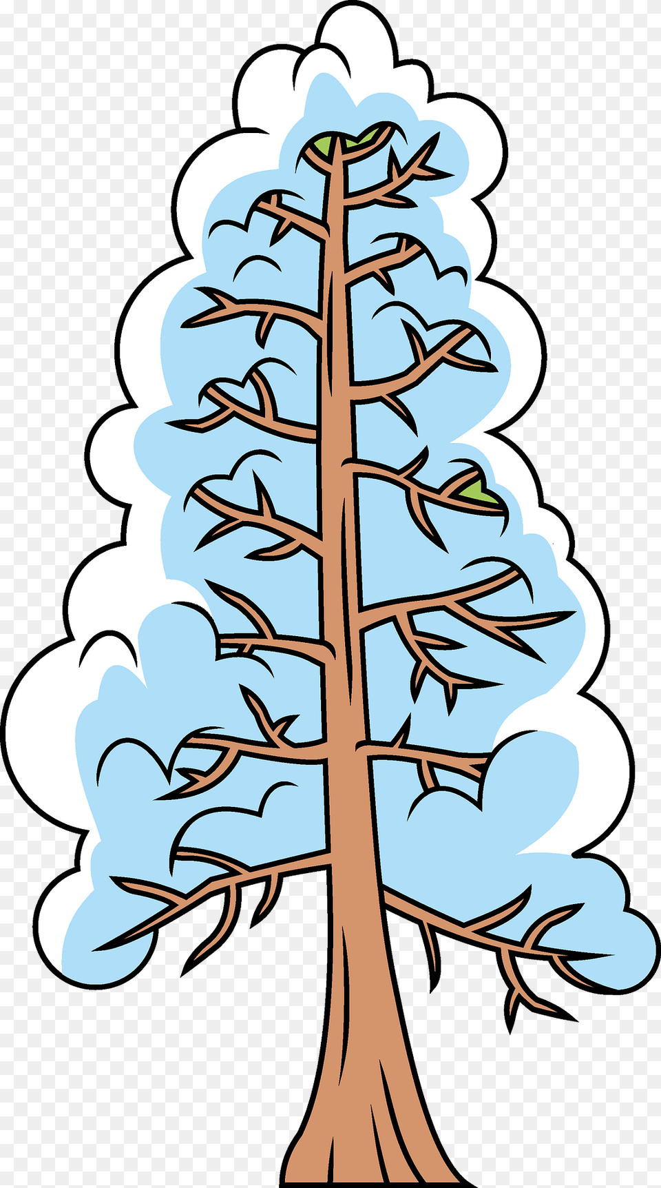 Winter Tree Clipart, Plant, Tree Trunk, Person, Outdoors Free Png