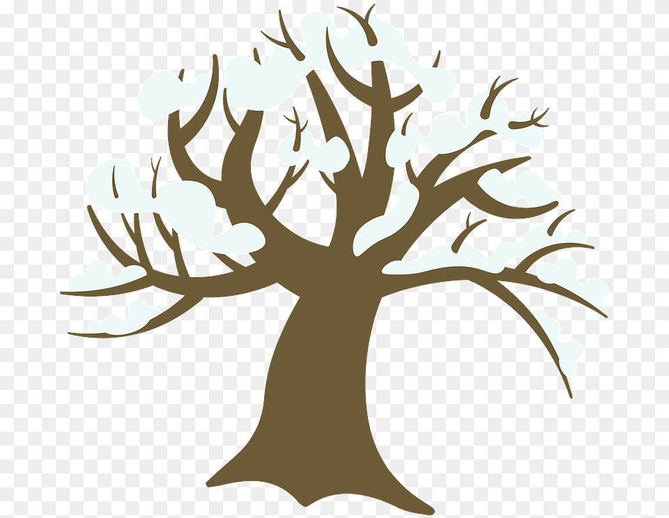 Winter Tree Clipart, Plant, Tree Trunk, Art Free Png