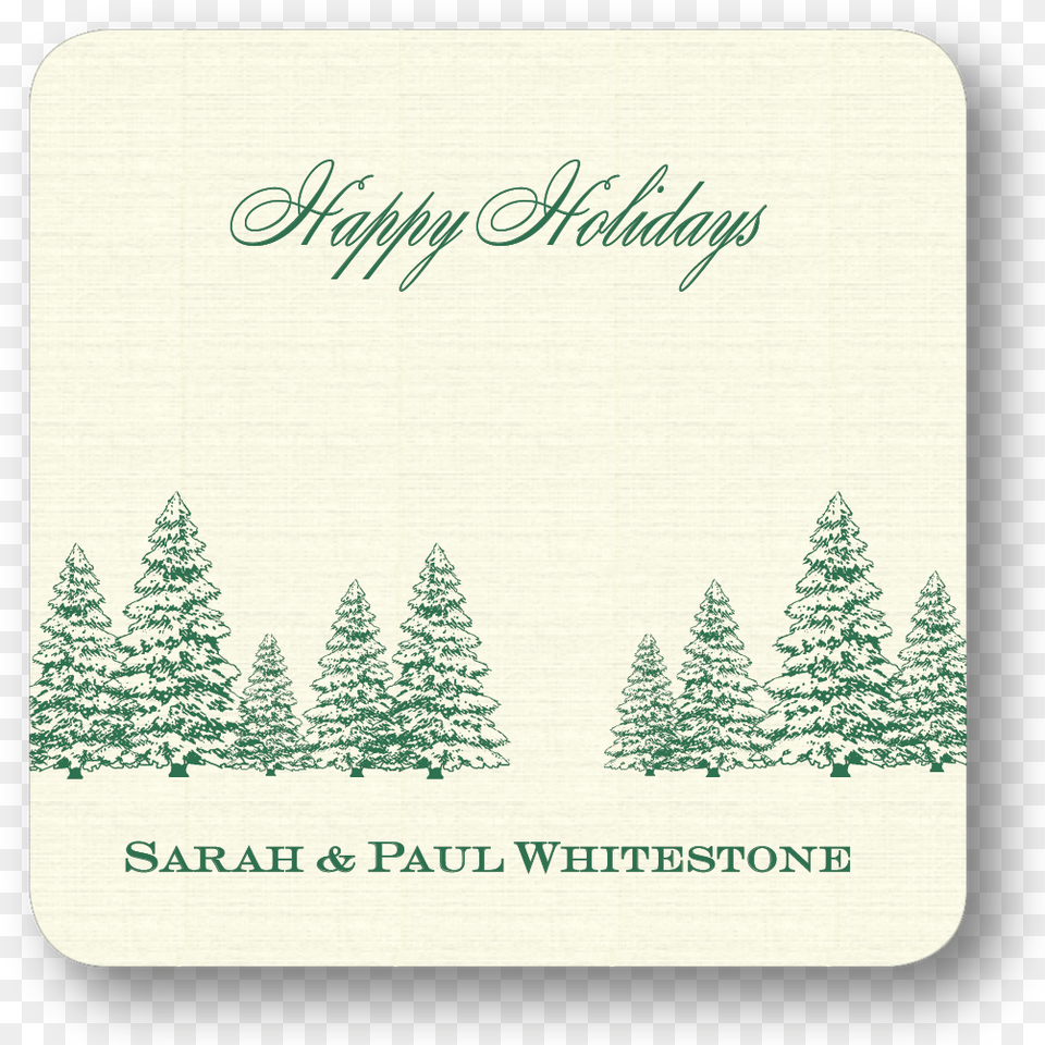 Winter Tree Line Christmas Tree, Plant, Fir, Pine, Text Png