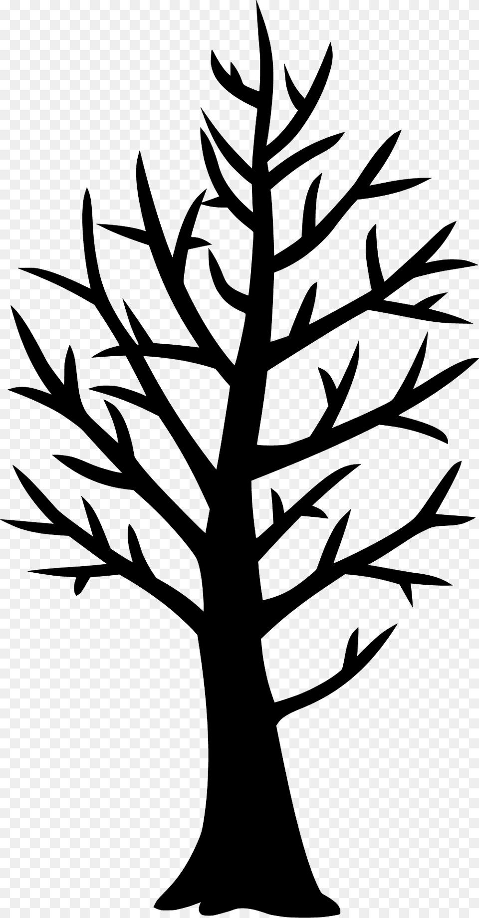 Winter Tree Silhouette, Plant Png