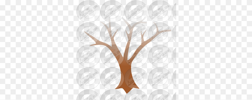 Winter Tree Stencil For Classroom Therapy Use Great Illustration, Antler Free Png