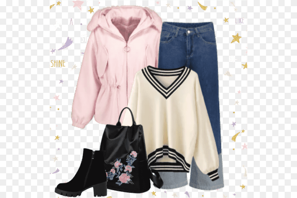 Winter Vacation Style Girl, Blouse, Clothing, Coat, Accessories Free Png Download