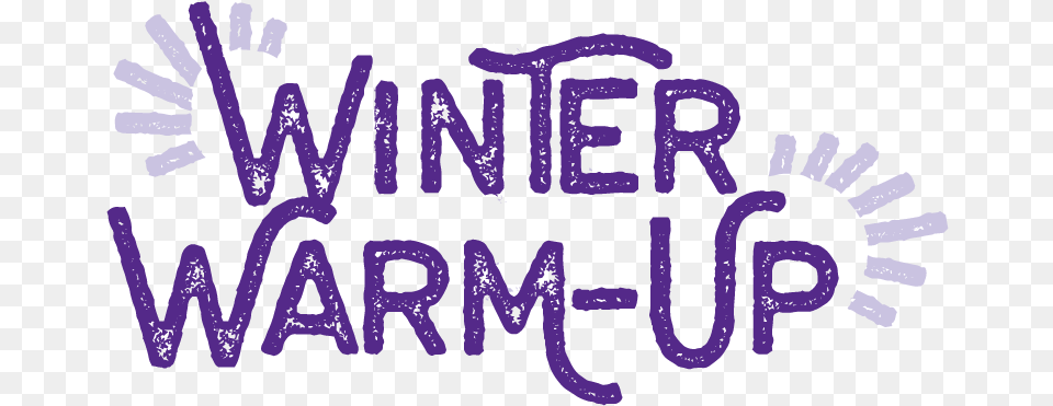 Winter Warm Up Winter Warm Up, Purple, Text Png