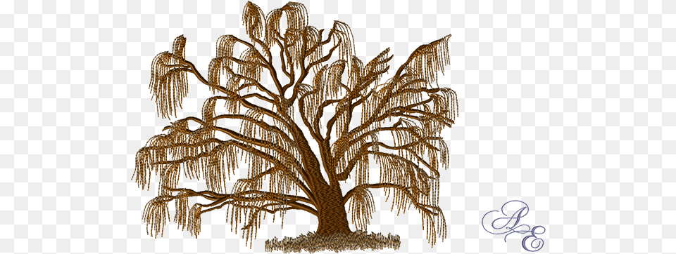 Winter Willow Large Willow Tree, Lamp, Chandelier, Plant, Accessories Png Image