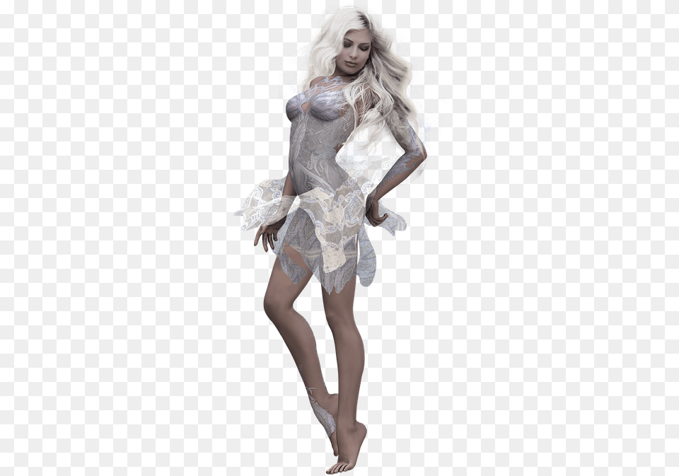 Winter Woman Fantasy Dress Sexy Cold Female, Adult, Person, Clothing, Hair Free Png