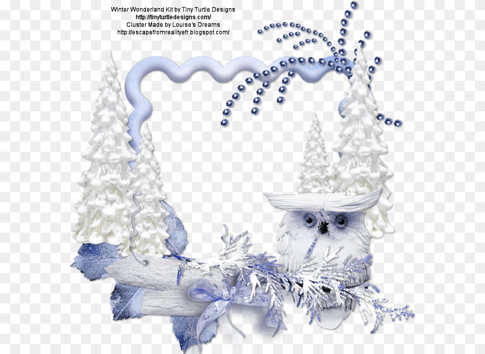 Winter Wonderland Picture Frame, Ice, Christmas, Christmas Decorations, Festival Png Image