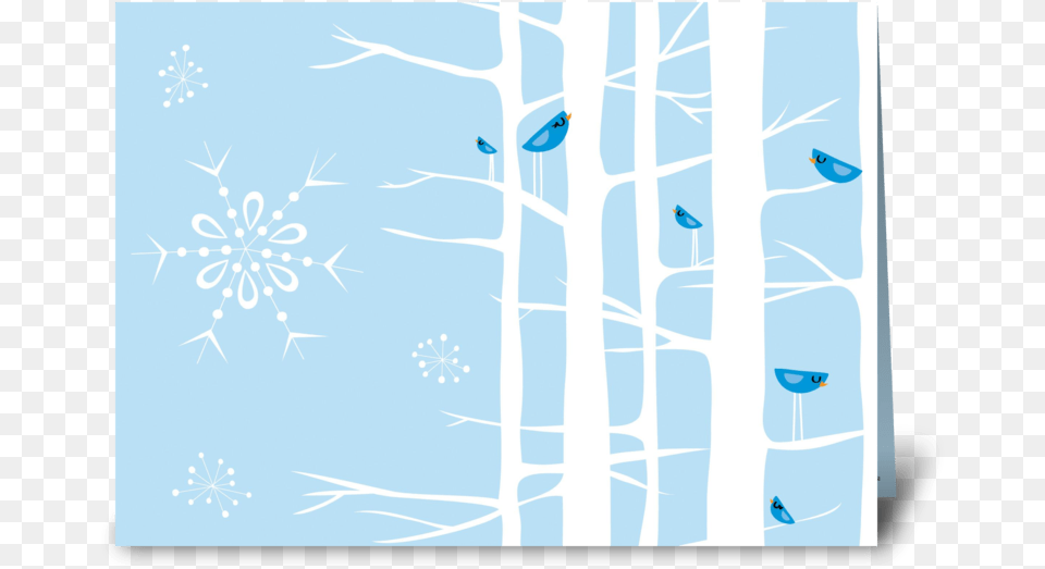 Winter Wonderland Trees Blue Greeting Card Visual Arts, Nature, Outdoors, Ice, Snow Free Png