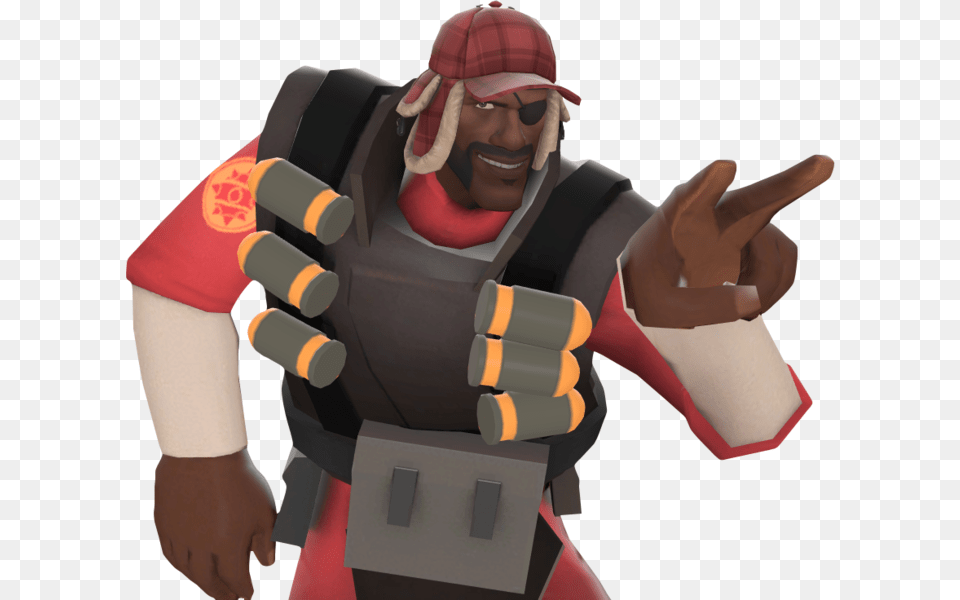 Winter Woodsman Demoman Tf2 Demoman End Of The Line, Glove, Clothing, Person, Switch Free Transparent Png