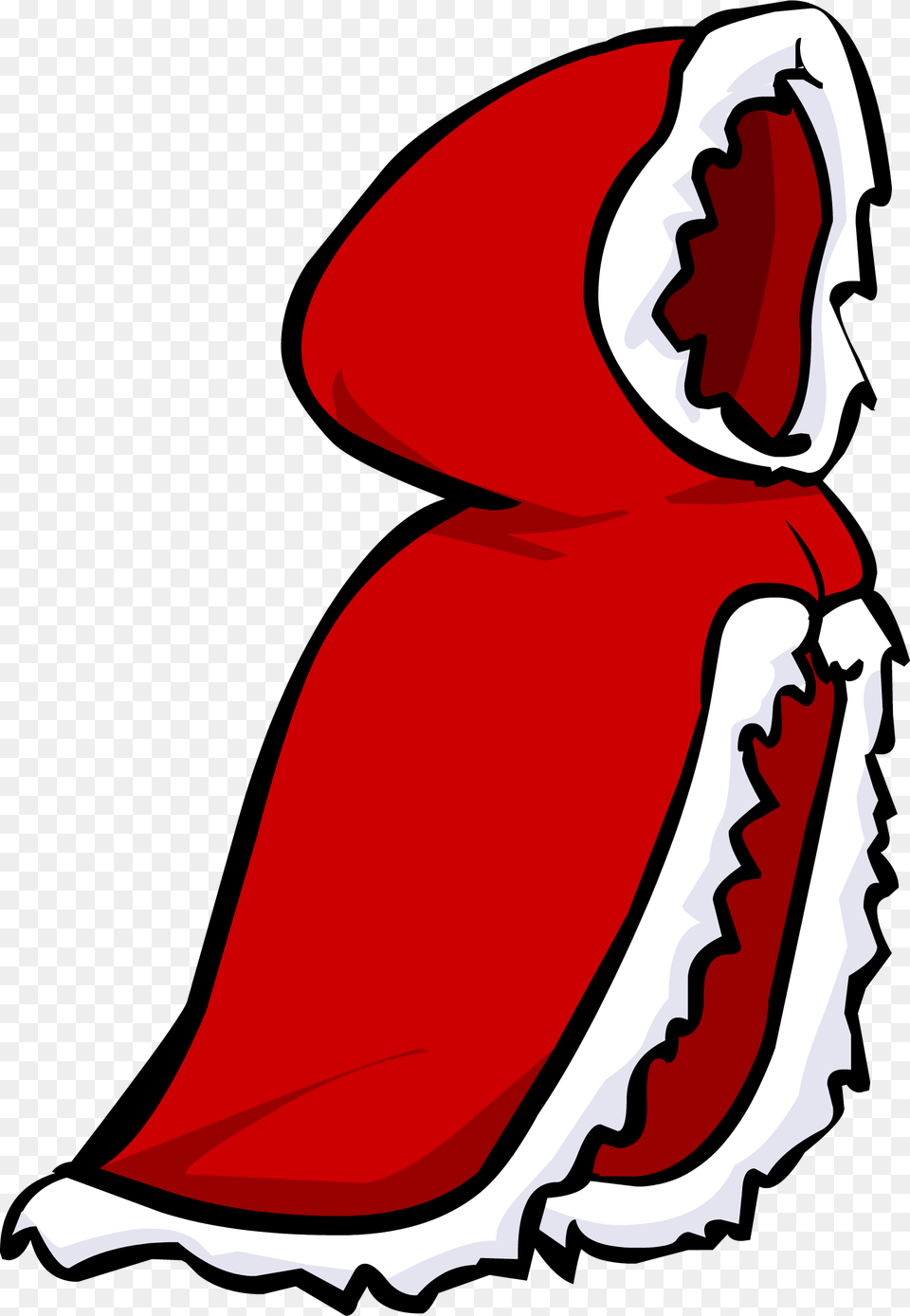 Wintercape Club Penguin Red Hood, Fashion, Clothing, Cape, Animal Png Image