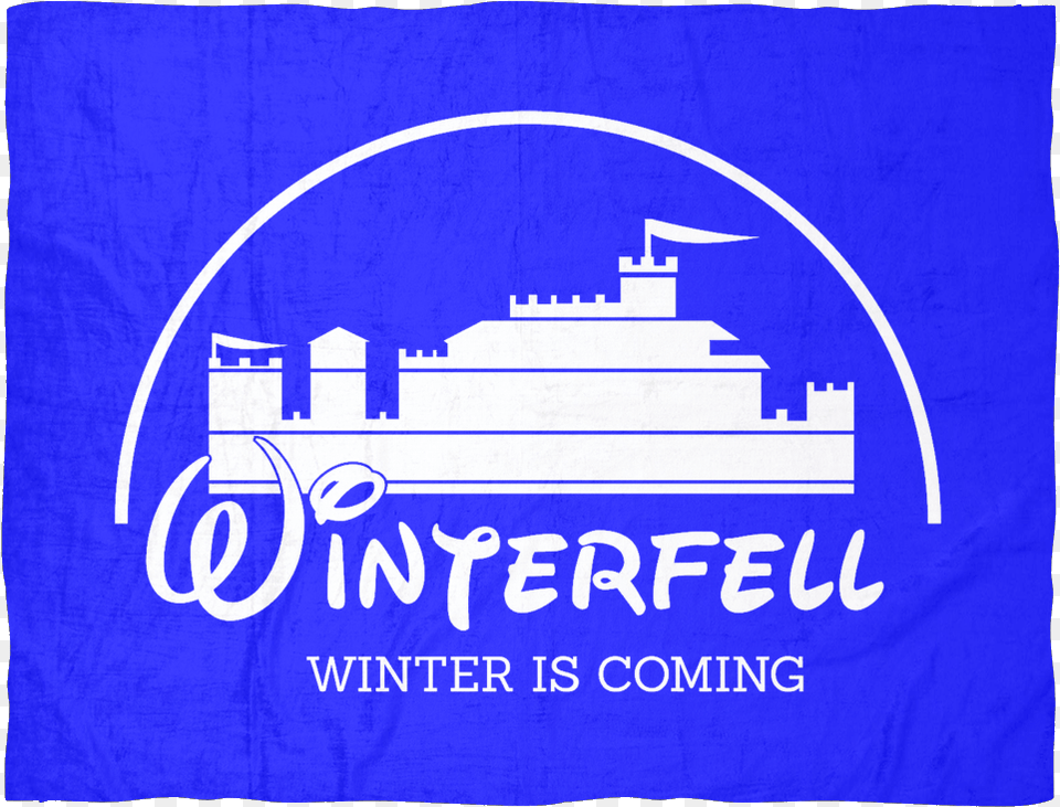 Winterfell Winter Is Coming Fleece Blanket Walt Disney, Transportation, Vehicle, Yacht, Logo Free Transparent Png