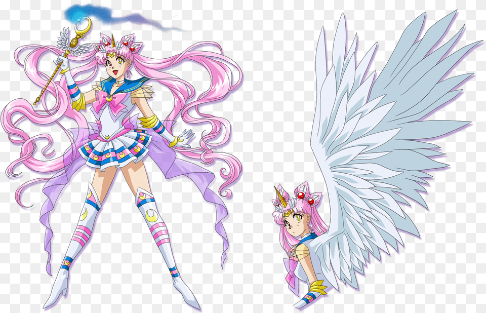 Winx Club Amp Sailor Scouts Images Sailor Neo Moon Hd Sailor Moon Crystal Pegasus, Book, Comics, Publication, Purple Png Image