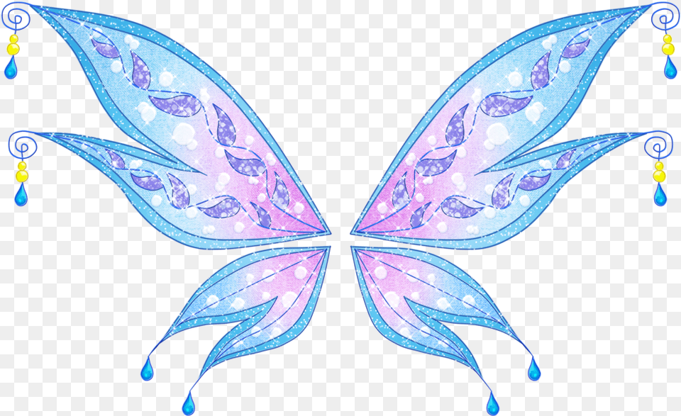 Winx Club Bloom Wings, Accessories, Pattern, Art, Graphics Free Png Download