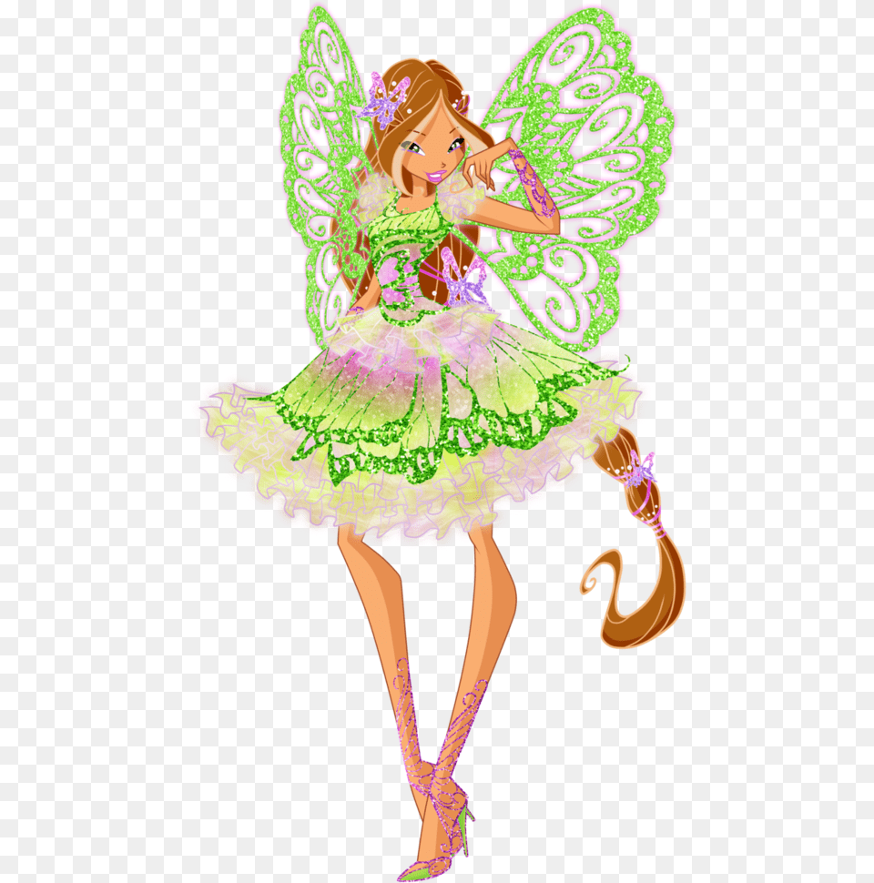 Winx Club Flora Butterflix, Dancing, Person, Leisure Activities, Adult Free Png Download