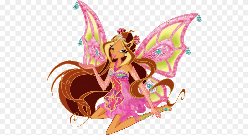 Winx Club Flora Enchantix, Face, Head, Person Free Png